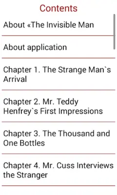 The Invisible Man by H.G.Wells android App screenshot 0